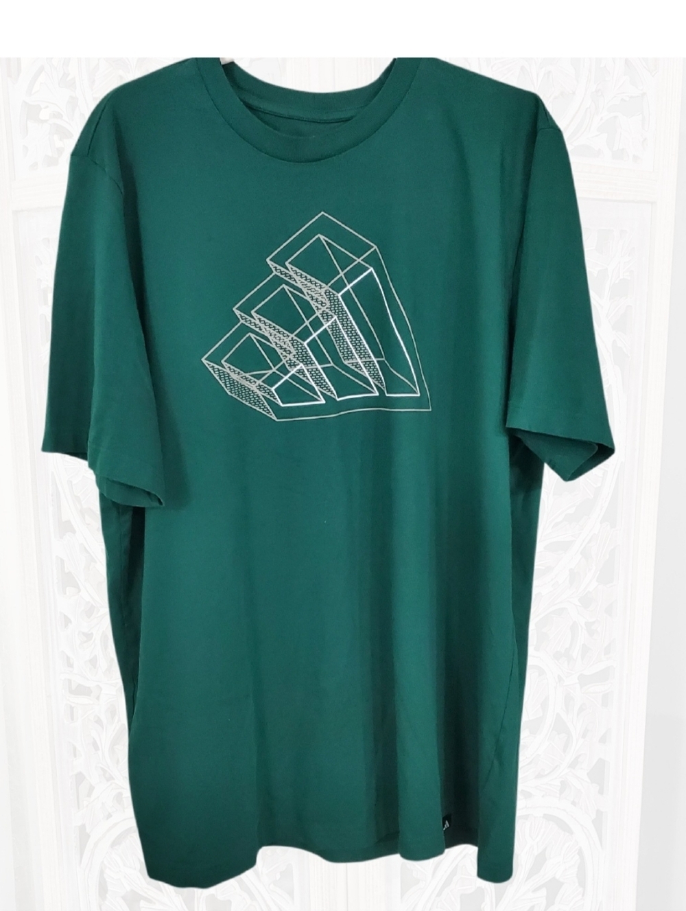 Adidas Men's Green Graphic Tee Sz XL